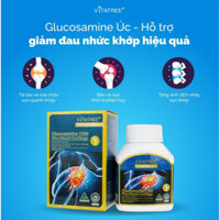 (Có tem, nhãn phụ) Viên uống hỗ trợ sụn khớp Vitatree glucosamine Plus shark 100 viên