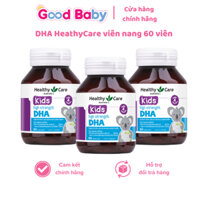 (CÓ TEM PHỤ) Viên uống Healthy Care Kids High Strength DHA cho bé 60 viên - bổ sung DHA cho bé - Good Baby