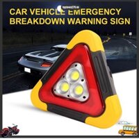 Có thể bán buôn Biển cảnh báo hình tam giác Đèn LED làm việc trên ô tô An toàn đường bộ sự cố khẩn cấp nhấp nháy di động tay với 5 chế độ chiếu sáng
