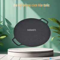 Có thể bán buôn Chảo nướng BBQ Hàn Quốc sắt chống dính Khay tròn chịu nhiệt cho bánh xèo bụng heo Sodium075 Hàng giao ngay