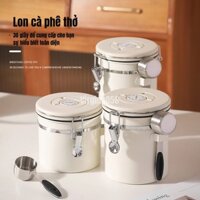 Có thể bán buôn Hộp Đựng Cà Phê Kín Hơi Van Inox 304 Có Muỗng Cho Xay Trà Bảo Quản Thực Phẩm Virgina056 Hàng giao ngay