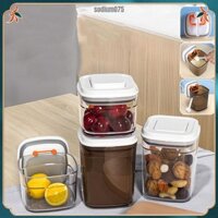 Có thể bán buôn Hộp đựng thực phẩm kín đựng thùng đựng công tắc đẩy hình chữ nhật Nắp chống rò rỉ cho gạo