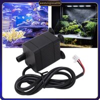 Có thể bán buôn Máy bơm nước siêu nhỏ không chổi than Cuộn dây đồng đỏ tăng áp yên tĩnh cho bể cá DC12V Westvirginia058 Hàng giao ngay
