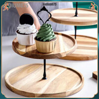 Có thể bán buôn Wood Dessert Stand Rack Environmental Simple Vintage Wooden Dessert Display Tray Stand for Dessert Fruit Cake Snack sodium075 Hàng giao ngay