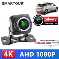 Có thể điều chỉnh HD AHD 1920x1080 Camera quan sát phía sau ô tô Mini Side / Front / Dự phòng Ống kính mắt cá bạc Tầm nhìn ban đêm Camera lùi xe