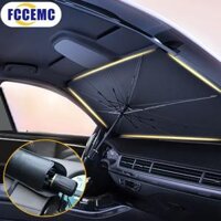 Có Thể Gập Lại Kính Chắn Gió Tấm Che Nắng Ô Dù Cửa Sổ Phía Trước Xe Hơi Chống Tia UV Dù Với Khối Nhiệt Chất Liệu Vải Hợp Kim