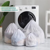 Có Thể Gập Lại Lưới Túi Giặt Du Lịch Gói Bảo Quản Dây Rút Lưới Túi Đồ Lót Áo Ngực Quần Áo Tổ Chức Nhà Máy Giặt Đồ Dùng