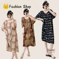 Có Thể Mặc Bên Ngoài Cotton Lụa Váy Ngủ Nữ Mùa Hè Mỏng Đi Biển Kỳ Nghỉ Chống Nắng Váy Dài Ngọt Ngào Phong Cách Mỹ Màu Trơn Váy Lụa Cotton