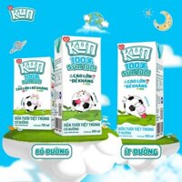 [Có thẻ săn quà] Thùng 48 hộp*180ml Kun Sữa Tươi TT 100% Có Đường Cao Lớn và Đề Kháng (Date mới)