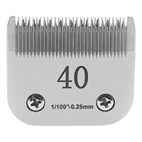 Có thể tháo rời để chải lông cho thú cưng Chiều dài cắt 40#1/ 100 "- Lưỡi thép carbon hóa 0,25mm dành cho chó Tông đơ dòng Andis tương thích chải lông cho chó