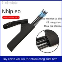 ✻◐■Có thể trở lại và thắt lưng chéo mũi tên truyền thống run bắn cung phụ kiện túi lắc màu đen rung