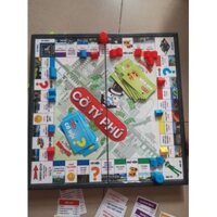 Cờ tỉ phú monopoly – Cờ tỷ phú vui nhộn cao cấp, an toàn có chọn cỡ 31x31cm, 42x42cm