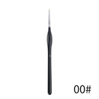 Cọ tỉa nét nhỏ, cọ vẽ móng, cọ vẽ loại xịn, họa cụ LALUNA - A33 - số 00