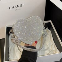 Cổ Tích Pháp Không Đẹp Sáng Bóng Hộp Tình Yêu Tiệc Nước Kim Cương Đào Trái Tim Nút Đa Năng Giá Trị Cao Sát Nách Chữ Thập