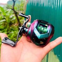 có tiếng Drag Click siêu phê  "" Máy câu lure máy ngang câu cá Daiwa titan  tay trái và tay phải tải cá 10kg cần câu cá