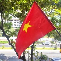 Cờ Tổ Quốc - Đủ Kích Cỡ:1,2x1,8m;  2,2x1,5m; 2,4x1,5m; 2,5x1,5m - Rẻ, Bền, Đẹp - Vải Phi Bóng Tốt
