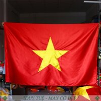 Cờ tổ quốc kích thước lớn 1m6 x 2m4 và 2m x 3m vải phi bóng đẹp