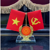 Cờ Tổ Quốc Và Cờ Đảng Trang Trí  Xe Ô TÔ văn Phòng nhà cửa