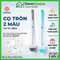 Cọ Toilet Cao Cấp, Chổi Chà Bồn Cầu Thương Hiệu Việt Nhật Đầu Tròn 2 Màu 5854 Siêu Bền.