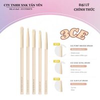 Cọ Trang Điểm 3CE Multi Detail Brush +  Flat Haft Fan Brush + Flat Oval Fan Brush