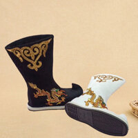 Cổ Trang Phục Giày Bốt Nam Nữ Phong Cách Cổ Đại Đầu Trang Phục Cổ Võ Thuật Giày Hanfu Giày Xà Phòng Chung Giày Cổ Sĩ Quan Tòa Án Cha