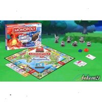 Cờ triệu phú MONOPOLY POKEMON EDITION Board Game Pokemon Kanto Edition Family Boardgame