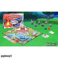 Cờ triệu phú MONOPOLY POKEMON EDITION Board Game Pokemon Kanto Edition Family Boardgame