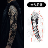 Cổ Truyền Thống Cánh Tay Hoa Hình Xăm Dán Bao Gồm Tất Cả Các Cánh Tay Kirin Chống Mồ Hôi Lâu Dài Độc Đoán Hình Xăm Thực Tế Nam Nữ P