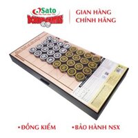 Cờ tướng (mẫu 2), Sato 106, cờ tướng truyền thống quân đẹp bàn cờ 42x42cm Made in Vietnam