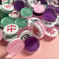 Cờ Tướng úp dạ quang 2 tầng size 2.8cm kèm nắp