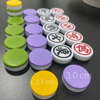 Cờ Tướng úp ĐL size 3.0cm kèm nắp