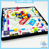 Cờ tỷ phú chính hãng cao cấp HAPPY-KIDS, Trò chơi dạy con làm giàu, phiên bản các địa danh Việt Nam