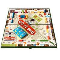 Cờ Tỷ Phú Monopoly Phiên Bản Các Địa Danh Việt Nam Tặng Kèm Xúc Xắc Gỗ,BoardGame Gia Đình Vui Nhộn Nhất Mọi Thời Đại - 42x42cm