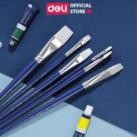 Cọ Vẽ Màu Nước Cọ Đầu Tròn Cọ Đầu Dẹt Cao Cấp Finenolo Deli - Cọ Chuyên Dụng Cho Vẽ Màu Chuyện Nghiệp Hoạ Cụ - EC281 EC282 EC283 - Cọ tròn brush mềm 3