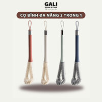 Cọ Vệ Sinh Bình Nước 2 in 1 GaliHome | Có Cọ Mini, Vệ Sinh Bình Giữ Nhiệt, Chai Lọ Đa Năng