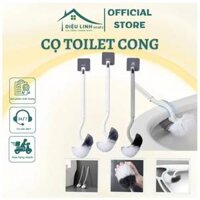 Cọ Vệ Sinh Toilet Cán Dài Siêu Sạch Chổi Chà Rửa Bồn Cầu Nhà Vệ Sinh Đầu Cong Lông - Diệu Linh Shop