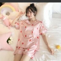 (Có video ảnh thật) Đồ ngủ phi lụa 😉 #form rộng#thoải mái#size lớn#dưới 75kg sexy ྇ Đẹp 💝