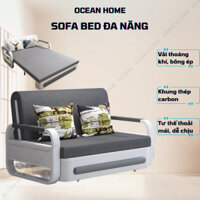(CÓ VIDEO) Giường Ngủ Thông Minh Gấp Gọn Thành Ghế Sofa Mẫu Mới,Khung Thép Có Ngăn Chứa Đồ, Ghế Sofa Giường Thông Minh