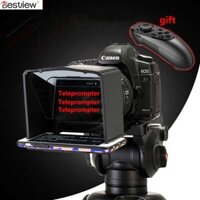 [CÓ VIDEO] Máy Nhắc Chữ Mini Telepromter T1 Có Remote Điều Khiển Cho Vlog, Quay Phim Quảng Cáo Tin Tức