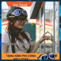 CÓ VIDEO – nón nón bảo đảm nửa đầu khuyễn mãi thêm kính phi công - nón 1/2 đầu Uniswap Du Lịch cute