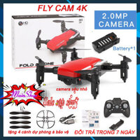 [CÓ VIDEO THỰC TẾ] Máy bay camera hd flycam mini giá rẻ điều khiển từ xa quay phim chụp ảnh chống rung quang học kết nối wifi có tay cầm điều khiển