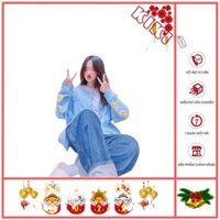 [CÓ VIDEO VÀ HÌNH THẬT] Áo khoác cadigan hoa cúc in tay