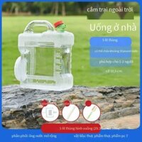 Có Vòi Bảo Quản Nước Nguyên Chất Xe Ô Tô Hình Chữ Nhật Xô Cắm Trại Ngoài Trời Tự Lái Xô Xô Nước Yaguan Xô Chứa Nước