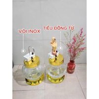 [có vòi inox] combo rót ruou cảm ứng gắn vào là sử dụng hot 2025 miễn phí ship