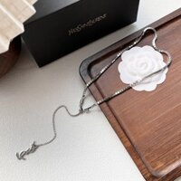 Cổ Vòng cổ Chữ Logo Choker Thép Titan Chống Thấm Nước Chống Rỉ Mặt Vòng cổ Nam Nữ Trang Sức
