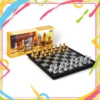 Cờ Vua Nam Châm Cỡ lớn 32x32 cm Quân Cờ Màu Vàng,Bạc UB Brand Chất Lượng Cao