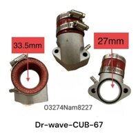 Co xăng chụp xéo bông mai xe DREAM, WAVE, CUB, 67....