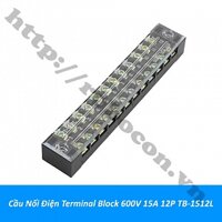 CO322 Cầu Nối Điện Terminal Block 600V 15A 12P TB-1512L