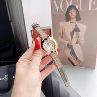 Coach EST 1941 |Nữ Giới |Vàng Gold |Dây Da Nâu |Máy Pin (Quartz) |Size 36mm