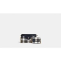 COACH Poppy Crossbody With Card Case With Garden Plaid Print